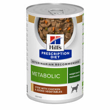 Hills Prescription Diet Metabolic Weight Management Wet Stew Dog Food - Chicken & Vegtables