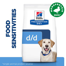 Hills Prescription Diet d/d Food Sensitivities Dry Dog Food - Duck & Rice