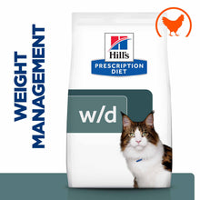 Hills Prescription Diet w/d Diabetes Care + Multi-Benefit Dry Cat Food - Chicken