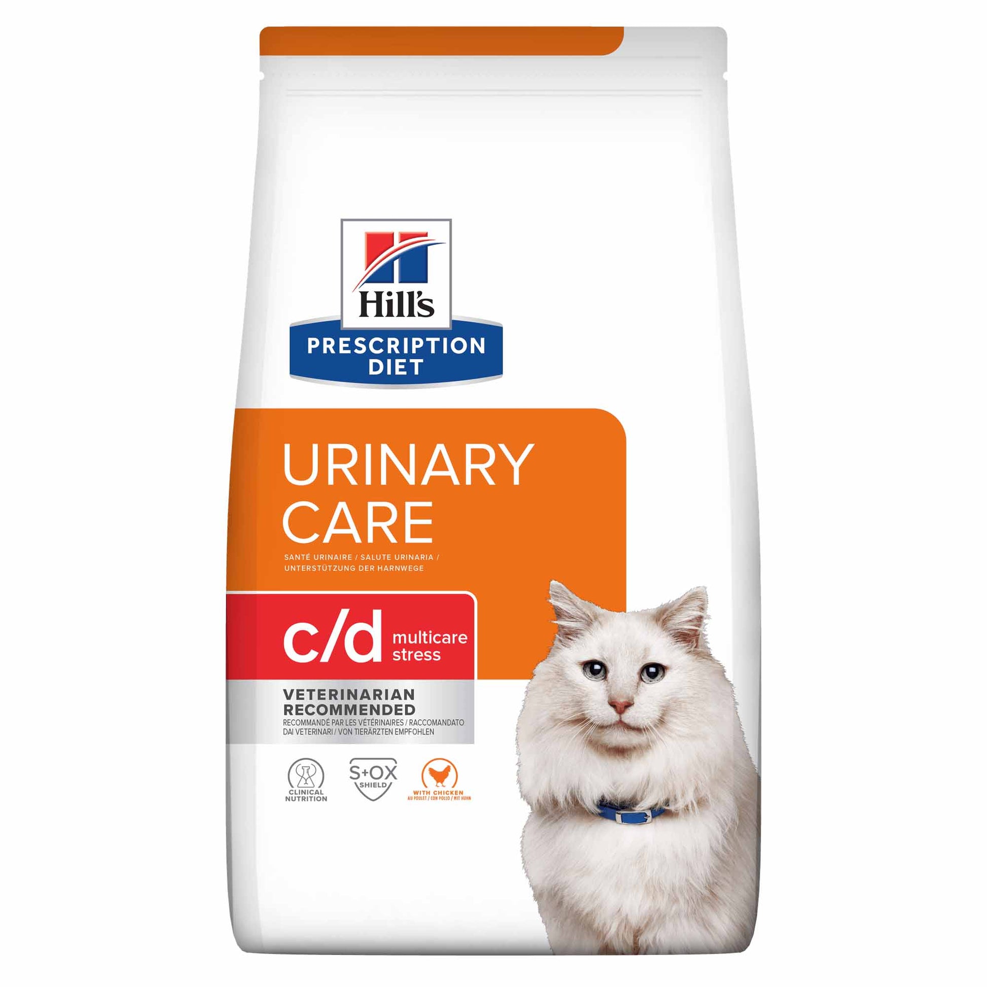 Hill's Prescription Diet Hill'S Prescription Diet Multicare Stress Urinary Care Chicken Adult Dry Cat Food pet food packaging