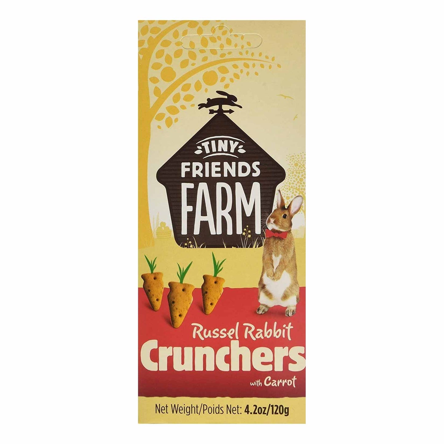 Supreme Tiny Friends Farm Russel Rabbit Treats - Crunchers 120g