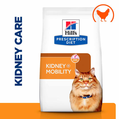 Hills Prescription Diet k/d Kidney Care + Mobility Support Dry Cat Food - Chicken