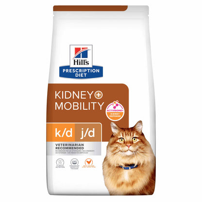 Hills Prescription Diet k/d Kidney Care + Mobility Support Dry Cat Food - Chicken