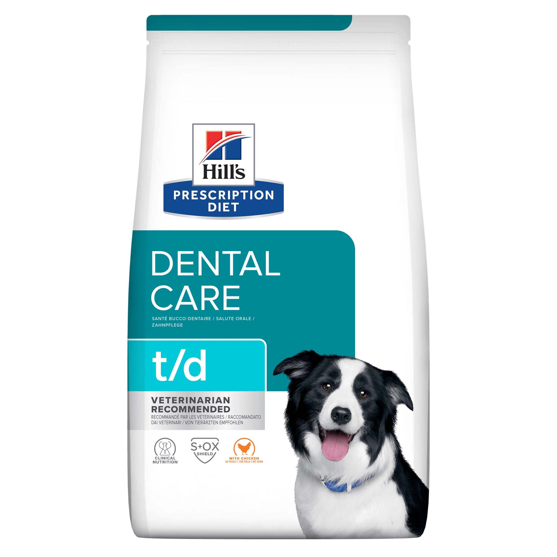 Hill's Prescription Diet Hill'S Prescription Diet Dental Care Chicken Turkey Adult Dry Dog Food pet food packaging