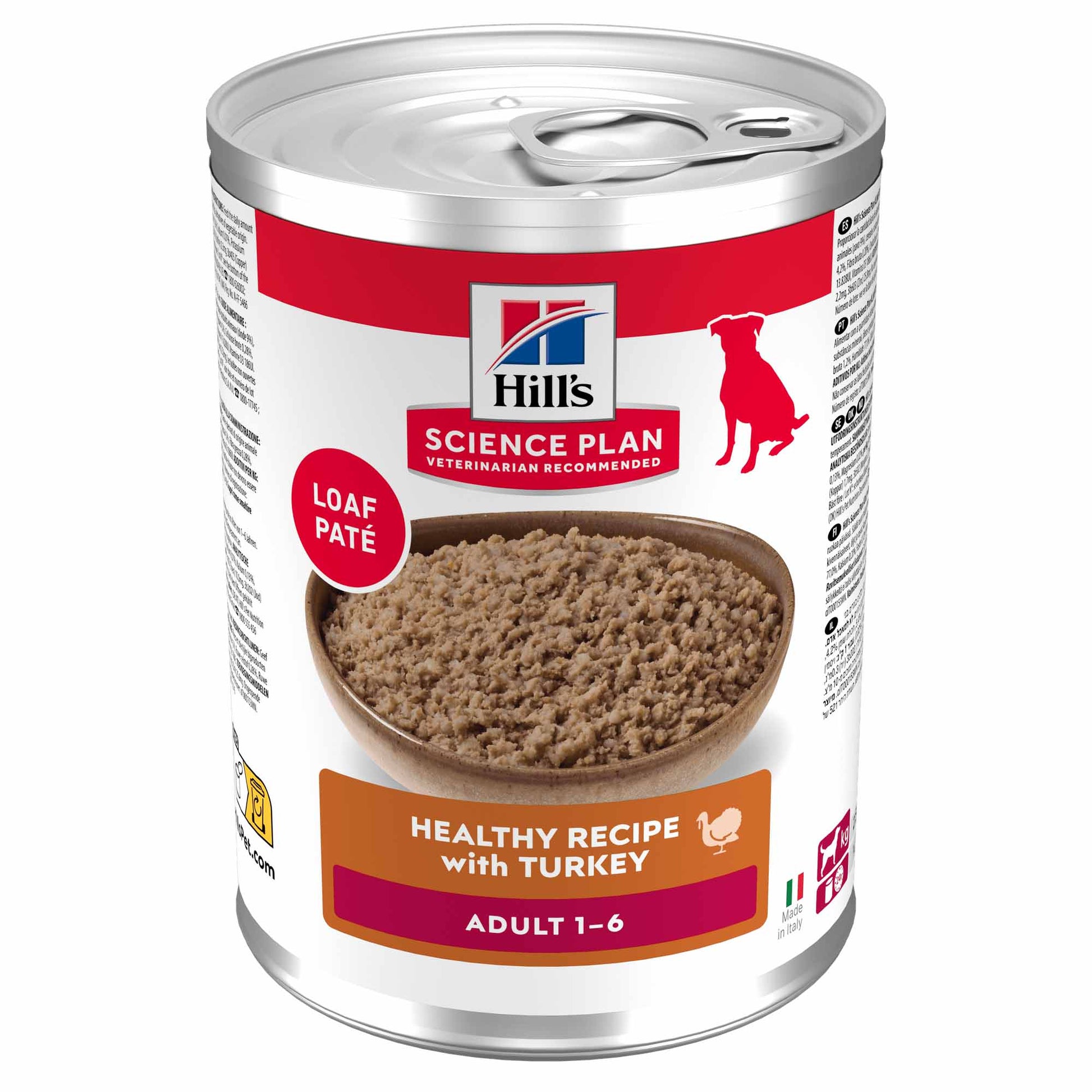 Hill's Hill'S Science Plan Chicken Pork Turkey Adult Wet Dog Food pet food packaging