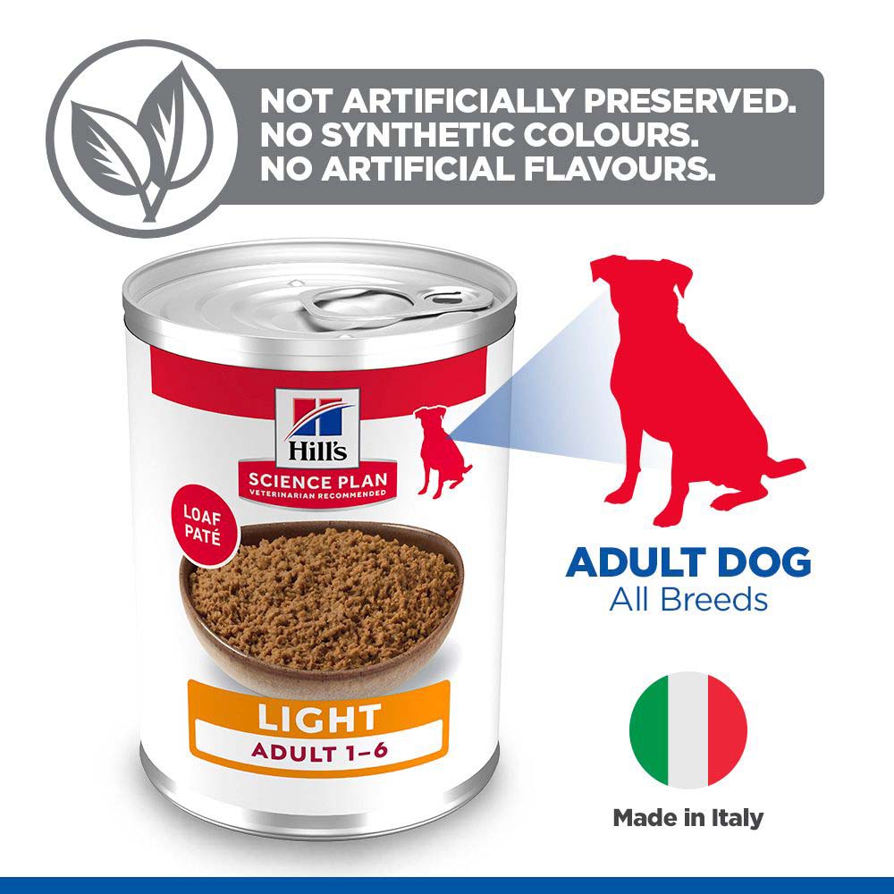 Hills Science Plan Light Adult Wet Dog Food - Chicken