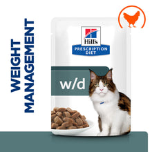 Hills Prescription Diet w/d Diabetes Care + Multi-Benefit Wet Cat Food - Chicken