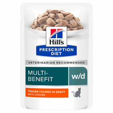 Hills Prescription Diet w/d Diabetes Care + Multi-Benefit Wet Cat Food - Chicken
