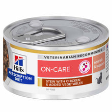 Hills Prescription Diet On-Care Wet Stew Cat Food - Chicken & Vegtables
