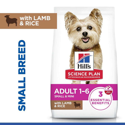 Hills Science Plan Small / Mini Breed Dry Dog Food - Lamb & Rice