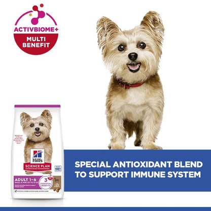 Hills Science Plan Small / Mini Breed Dry Dog Food - Lamb & Rice