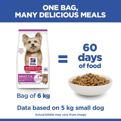 Hills Science Plan Small / Mini Breed Dry Dog Food - Lamb & Rice