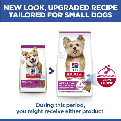 Hills Science Plan Small / Mini Breed Dry Dog Food - Lamb & Rice