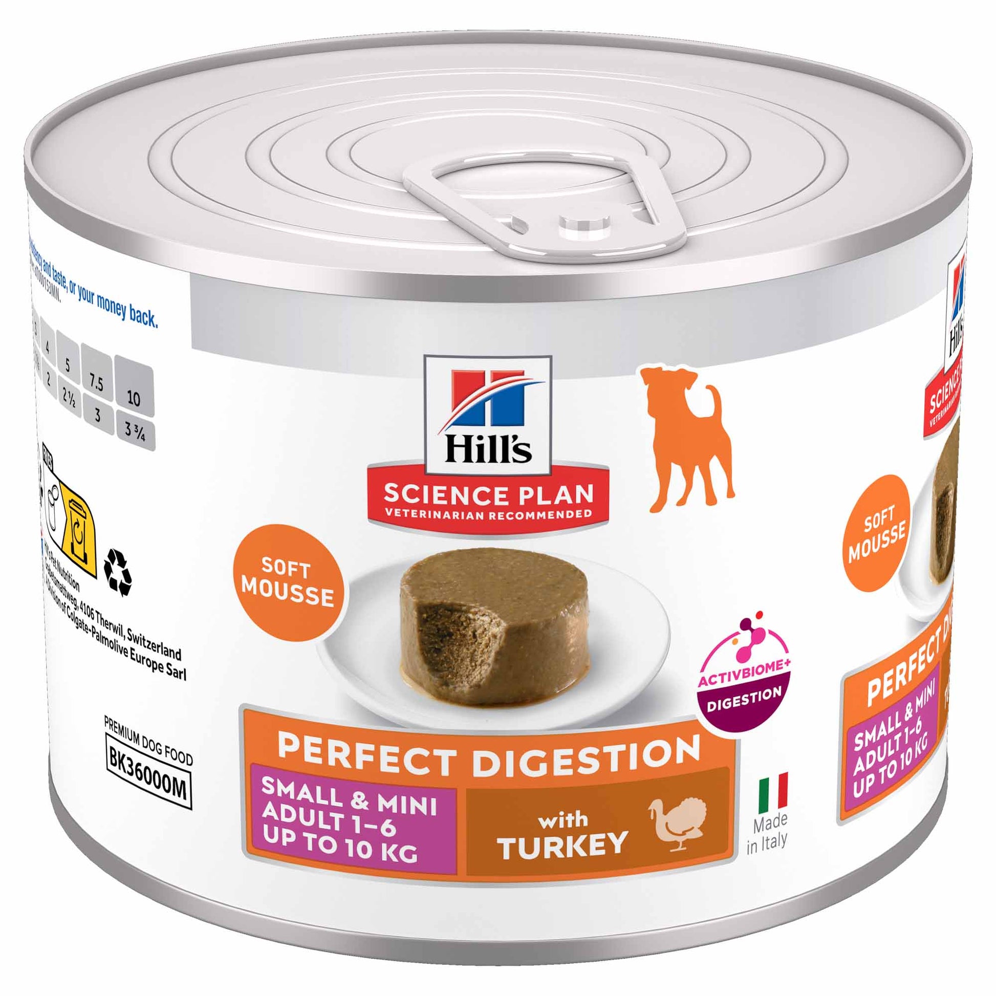Hill's Hill'S Science Plan Digestion Mini Chicken Pork Turkey Adult Wet Dog Food pet food packaging