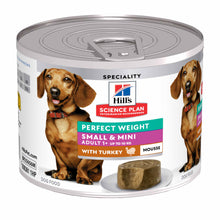 Hills Science Plan Adult Small & Mini Perfect Weight Wet Dog Food - Turkey - 12x200g Cans