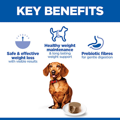 Hills Science Plan Adult Small & Mini Perfect Weight Wet Dog Food - Turkey - 12x200g Cans
