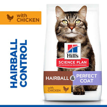 Hills Science Plan Hairball & Perfect Coat Adult Dry Cat Food - Chicken