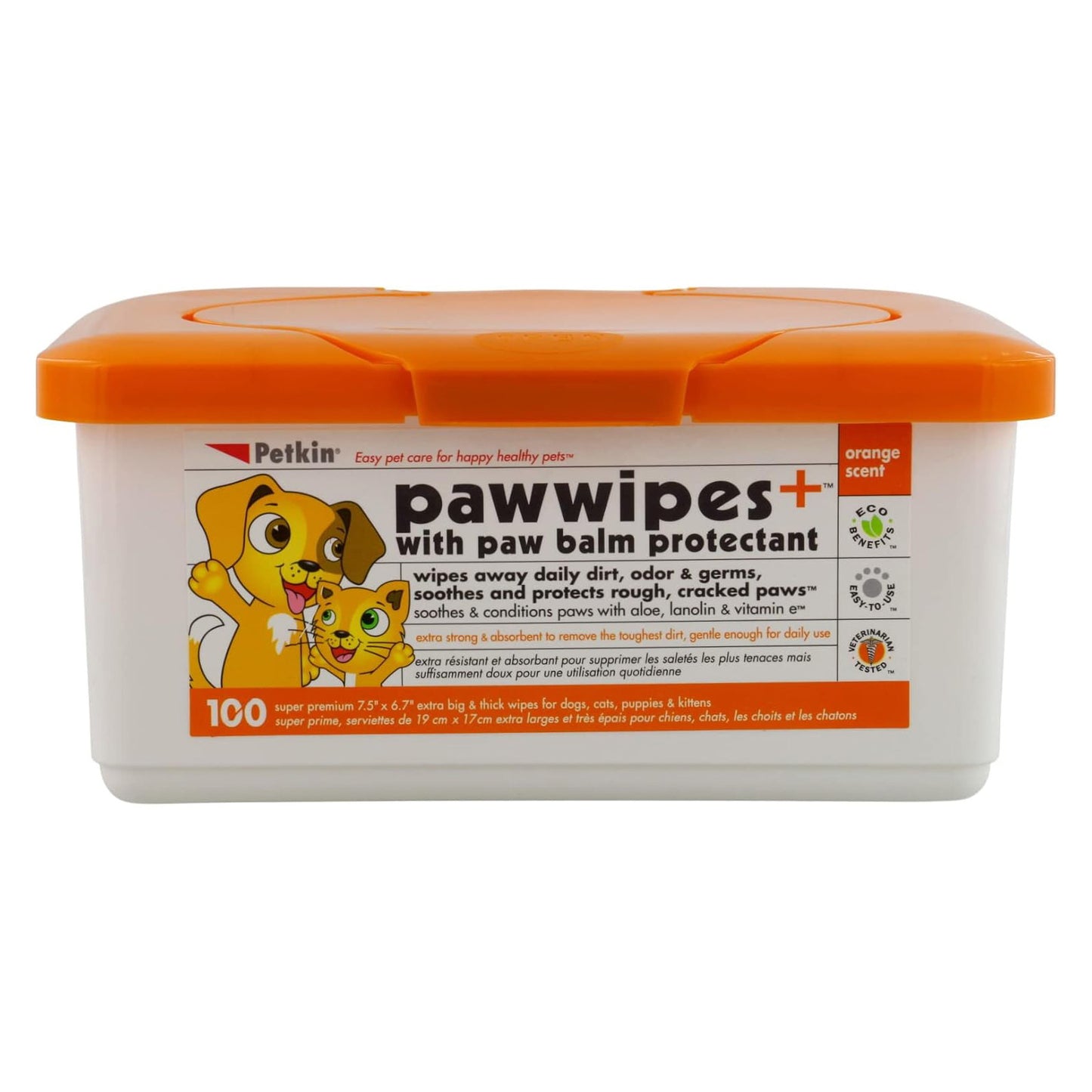 Petkin Paw Wipes Pack of 100