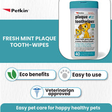 Petkin Tooth Wipes - Pack of 40