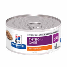 Hills Prescription Diet y/d Thyroid Care Wet Cat Food - 24x156g Cans