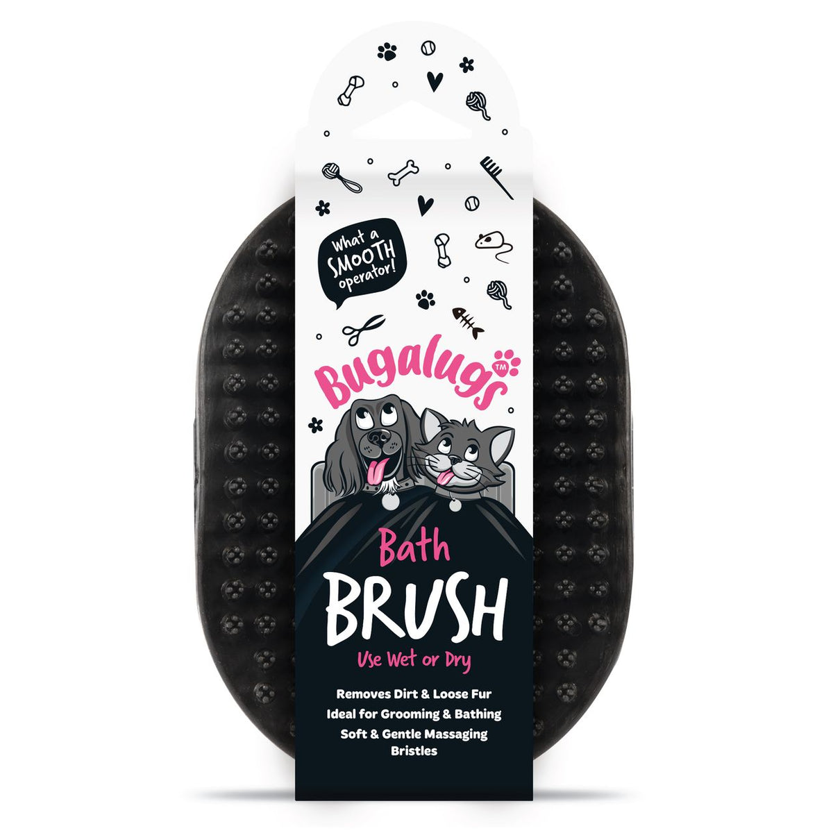 Bugalugs Bath Brush - Black