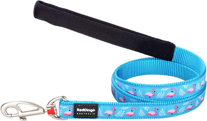 Flamingo Dog Lead - Turquoise