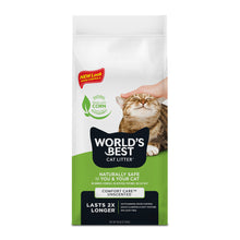 Worlds Best Comfort Care Unscented Clumping Cat Litter - 12.7kg