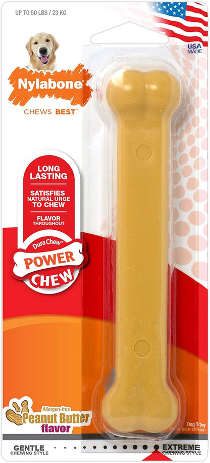 Nylabone Peanut Butter Extreme Bone - Large