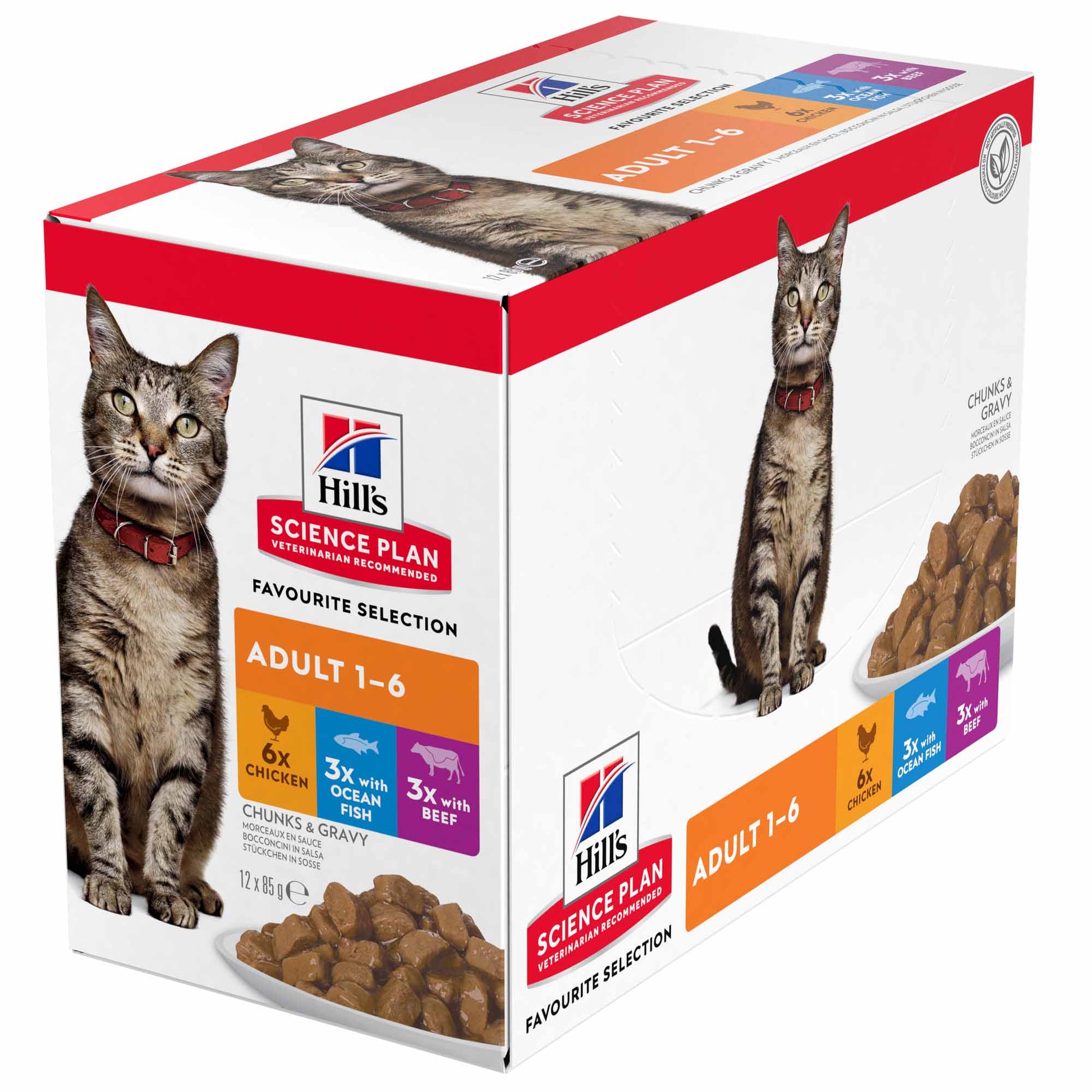 Hill's Hill'S Science Plan Chicken Pork Adult Wet Cat Food pet food packaging