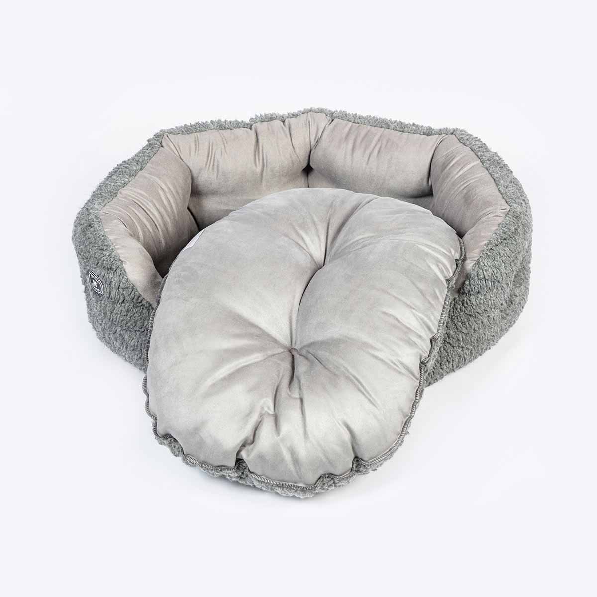 Danish Design Bobble Deluxe Slumber Bed Pewter - Medium 61x50cm