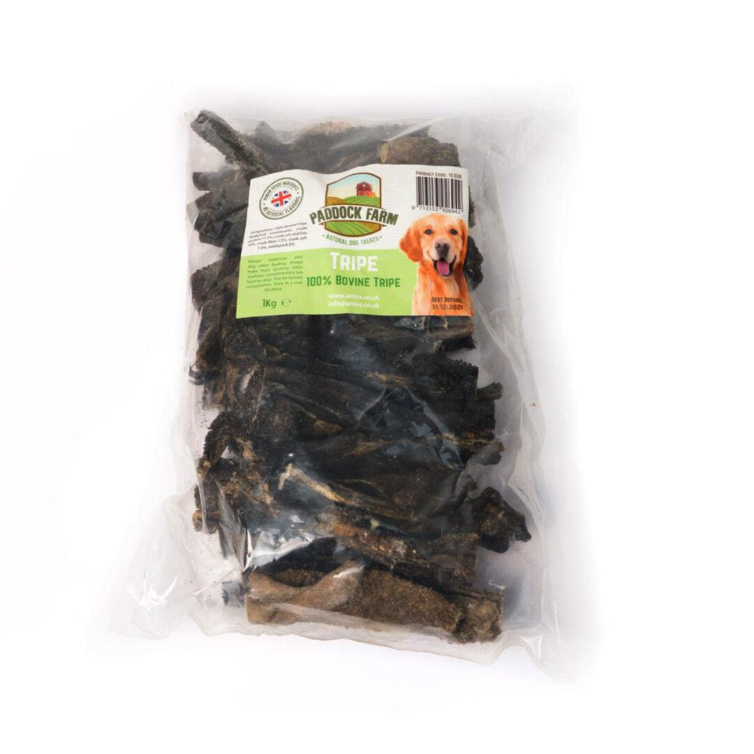 Paddock Farm Paddock Farm Chews Tripe Adult Treat Dog Food pet food packaging