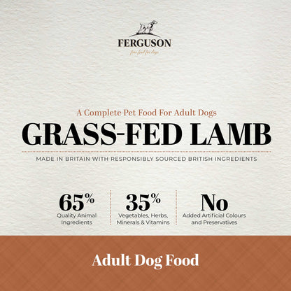Ferguson Grass Fed Lamb Adult Dry Dog Food