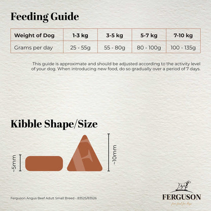 Ferguson Angus Beef Small Breed Adult Dry Dog Food