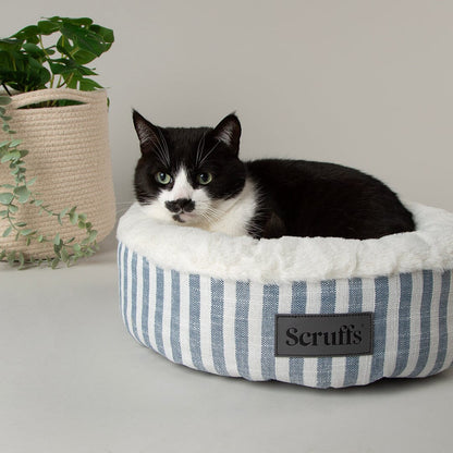 Scruffs Coastal Cat Bed - Blue