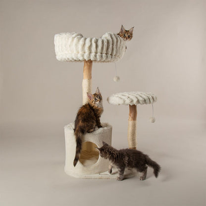 Scruffs Alpine Colorado Cat Tree - Cream