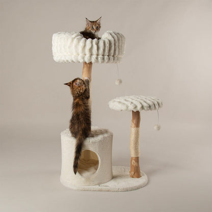 Scruffs Alpine Colorado Cat Tree - Cream