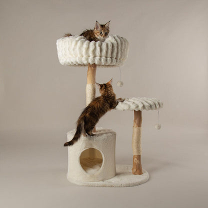 Scruffs Alpine Colorado Cat Tree - Cream