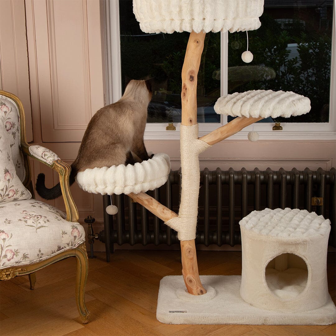Scruffs Alpine Pyrenees Cat Tree - Cream