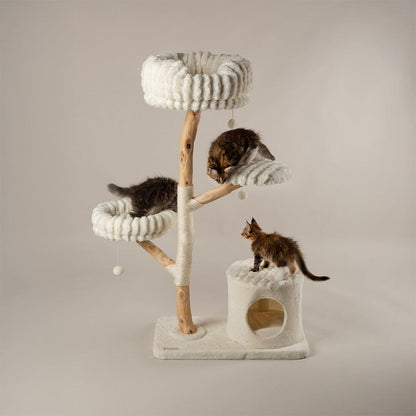 Scruffs Alpine Pyrenees Cat Tree - Cream