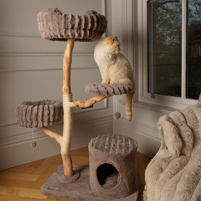 Scruffs Alpine Pyrenees Cat Tree - Taupe