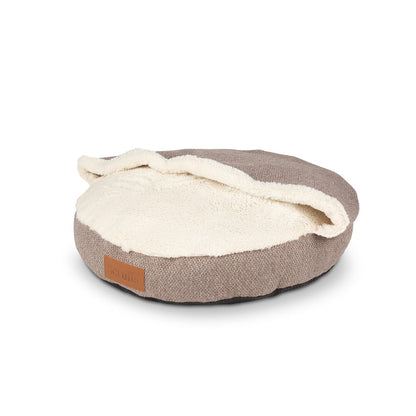 Scruffs Seattle Burrow Cat Bed - Stone Grey