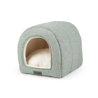 Scruffs Seattle Cave Cat Bed - Topaz Green