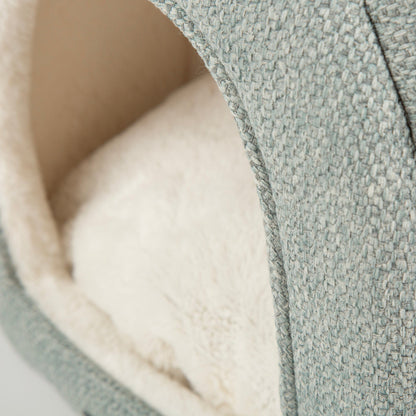 Scruffs Seattle Cave Cat Bed - Topaz Green