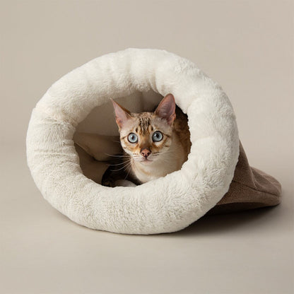 Scruffs Seattle Crinkle Cat Sleeping Bag - Sienna Brown