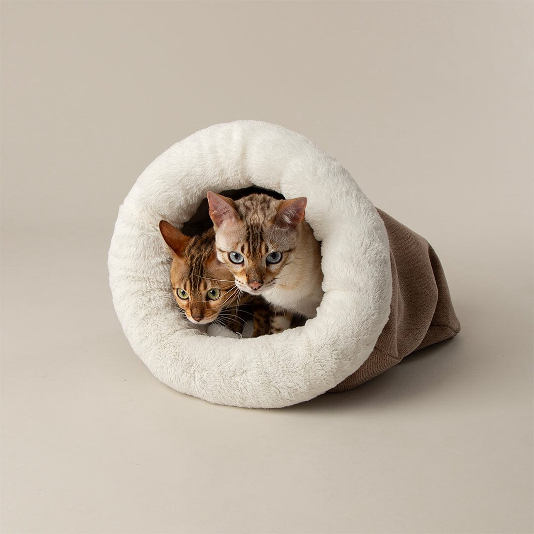 Scruffs Seattle Crinkle Cat Sleeping Bag - Sienna Brown