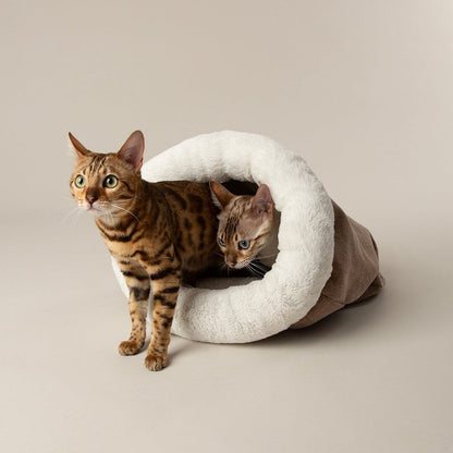 Scruffs Seattle Crinkle Cat Sleeping Bag - Sienna Brown