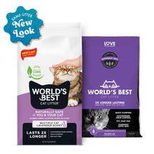 Worlds Best Multiple Cat Lavender Clumping Cat Litter - 12.7kg