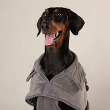 Scruffs Expedition Deluxe Noodle & Microfibre Drying Dog Coat - Storm Grey