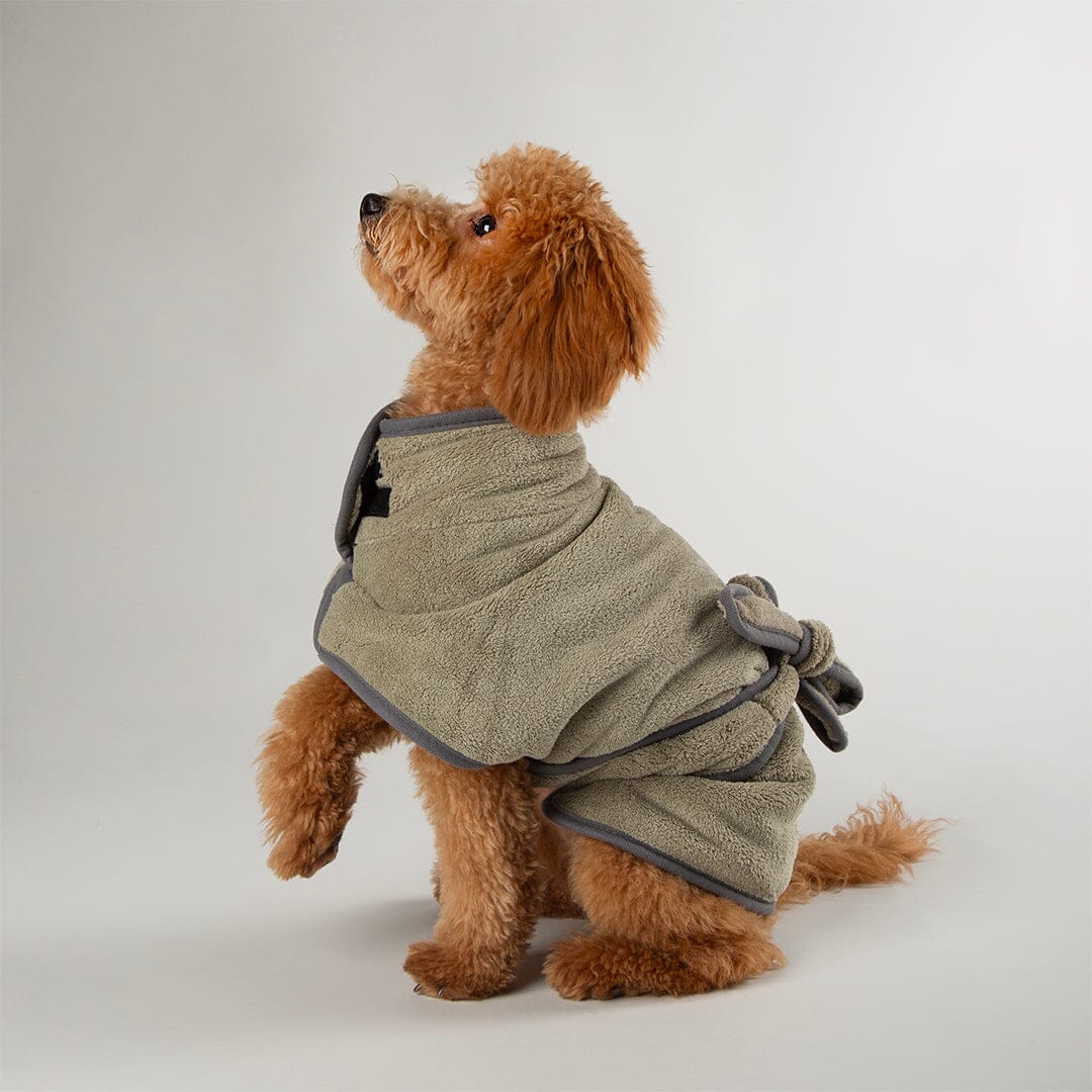 Scruffs Expedition Deluxe Noodle & Microfibre Drying Dog Coat - Khaki Green