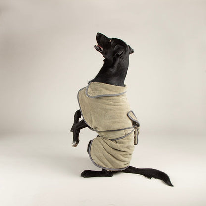 Scruffs Expedition Deluxe Noodle & Microfibre Drying Dog Coat - Khaki Green
